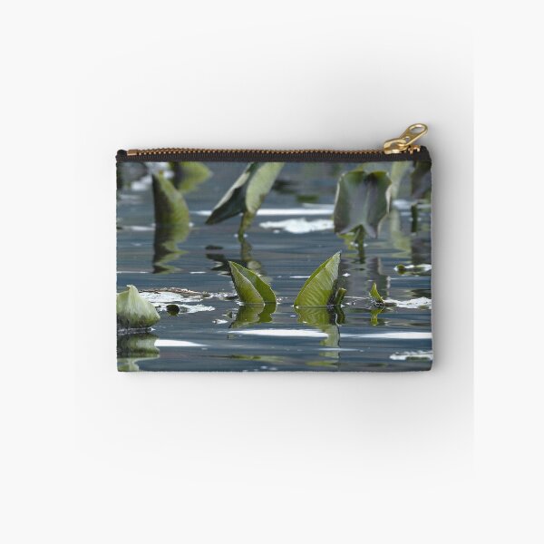 Item preview, Xpan image of lake plants floating on the water's surface designed and sold by lisavonbiela.