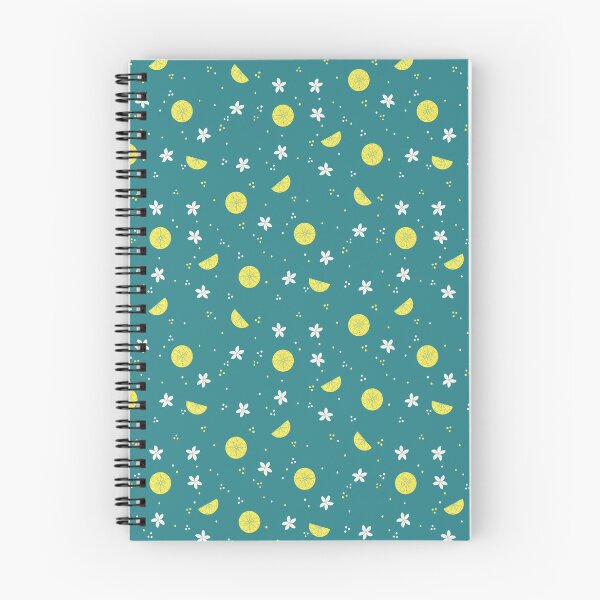 Item preview, Lemons and Blossoms in Aqua designed and sold by designsbyklm.