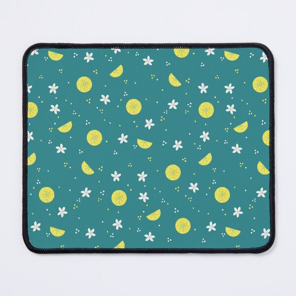 Item preview, Lemons and Blossoms in Aqua designed and sold by designsbyklm.