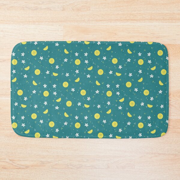 Item preview, Lemons and Blossoms in Aqua designed and sold by designsbyklm.
