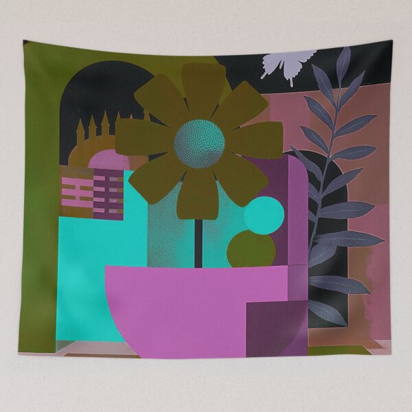 Item preview, Geometric Nature Dream: Modern Urban Abstract designed and sold by joycrysstudio.