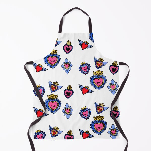 Item preview, Sacred Heart Sticker Pack | Tattoo Style Hearts, Mexican Folk Art, Colorful Heart Stickers designed and sold by anahehe.