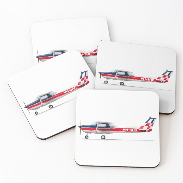Item preview, CESSNA 150L VH-SRR designed and sold by Grubby Fingers Aircraft Illustration.