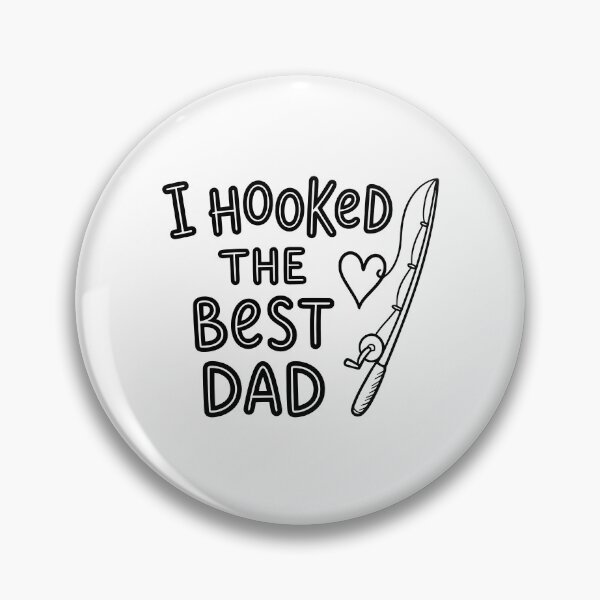 Item preview, I Hooked The Best Dad Kids - Funny Fishing Toddler designed and sold by gunaone-design.