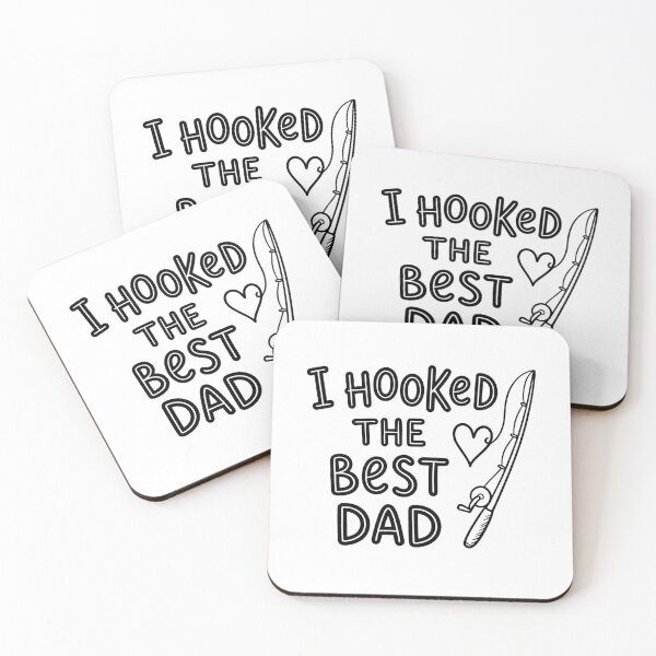 Item preview, I Hooked The Best Dad Kids - Funny Fishing Toddler designed and sold by gunaone-design.