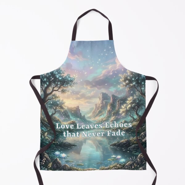 Item preview, Love Leaves Echoes That Never Fade – Peaceful Memorial Landscape designed and sold by Lainey1978.