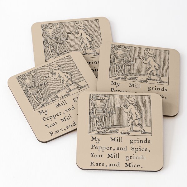 Item preview, My Mill Grinds Pepper and Spice - Vintage Meme designed and sold by SpaceDogLaika.
