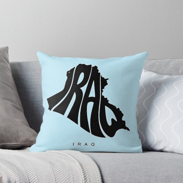 Item preview, Iraq Typography Map Design, IRAQ Word Map Art, Middle East Country Outline, Minimalist Black White Travel Graphic designed and sold by Travellerz.