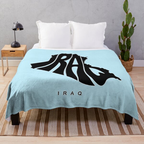 Item preview, Iraq Typography Map Design, IRAQ Word Map Art, Middle East Country Outline, Minimalist Black White Travel Graphic designed and sold by Travellerz.