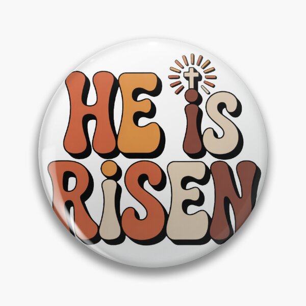 Item preview, He Is Risen Christian T-Shirt | Retro Groovy Easter Faith Religious Gift designed and sold by EvolusionPro.