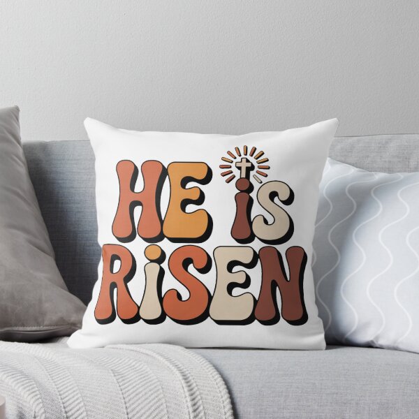 Item preview, He Is Risen Christian T-Shirt | Retro Groovy Easter Faith Religious Gift designed and sold by EvolusionPro.