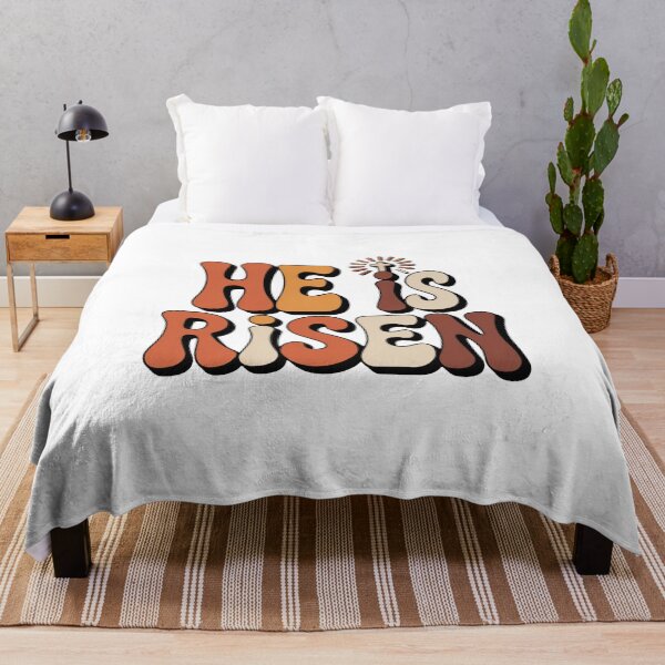 Item preview, He Is Risen Christian T-Shirt | Retro Groovy Easter Faith Religious Gift designed and sold by EvolusionPro.