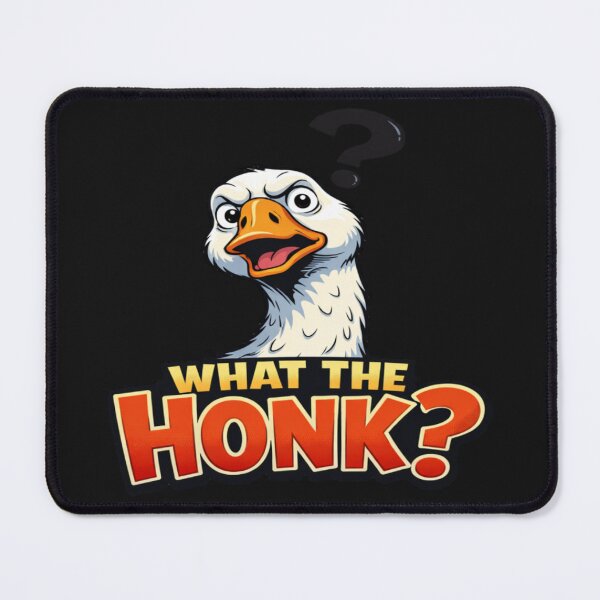 Item preview, What The Honk Funny Goose Cartoon Bird designed and sold by Tsugraf Designs.