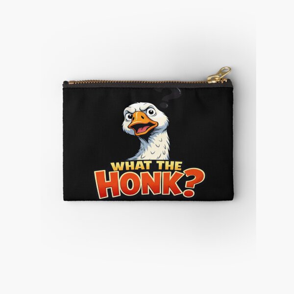 Item preview, What The Honk Funny Goose Cartoon Bird designed and sold by Tsugraf Designs.
