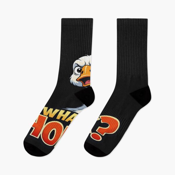 Item preview, What The Honk Funny Goose Cartoon Bird designed and sold by Tsugraf Designs.