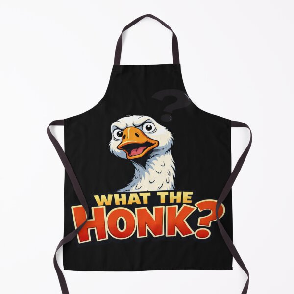 Item preview, What The Honk Funny Goose Cartoon Bird designed and sold by Tsugraf Designs.