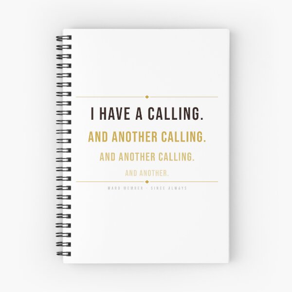 Item preview, I Have a Calling… and Another Calling LDS Shirt | Funny Church Tee | Latter-day Saint Humor | Light Shirt Edition designed and sold by Willow Place Design.