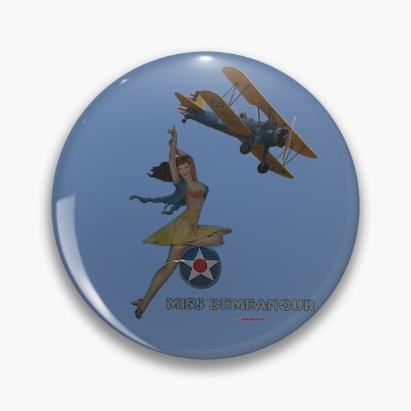 Item preview, Steerman VH-LSJ Miss Demeanour Nose Art Design designed and sold by muz2142.