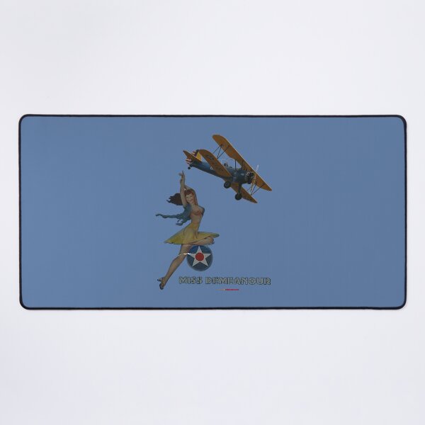 Item preview, Steerman VH-LSJ Miss Demeanour Nose Art Design designed and sold by muz2142.