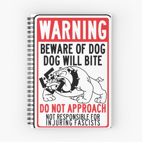 Item preview, dog will bite (antifa) designed and sold by remerasnerdas.