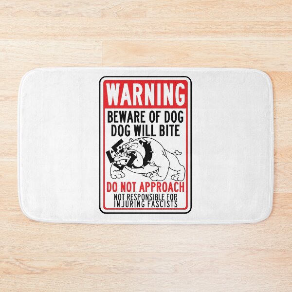 Item preview, dog will bite (antifa) designed and sold by remerasnerdas.