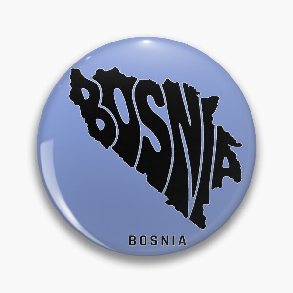 Item preview, Bosnia Map Typography Design, Bosnian Heritage Gift, Bosnia and Herzegovina Pride, Gift for Bosnians, Balkan Roots Art designed and sold by Travellerz.