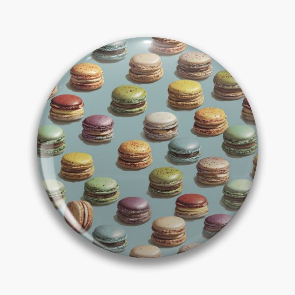 Item preview, Sweet Macaron Pattern French Dessert Foodie designed and sold by NicolasGlowArt.