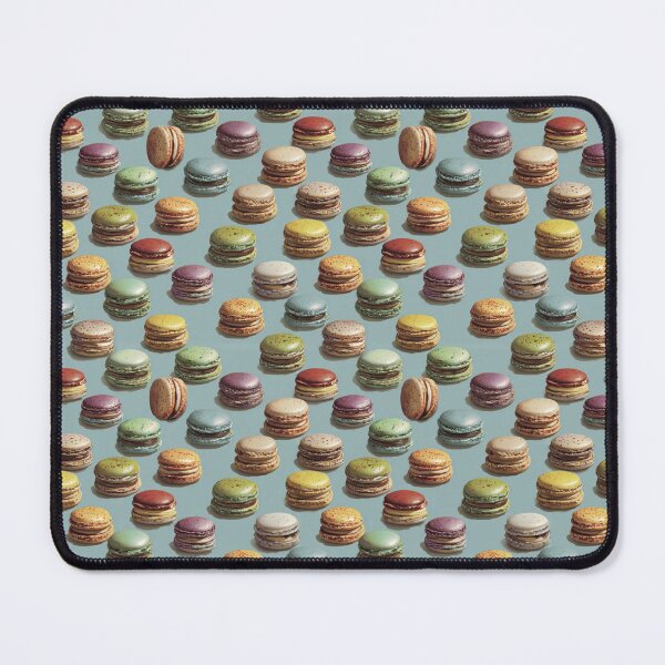 Item preview, Sweet Macaron Pattern French Dessert Foodie designed and sold by NicolasGlowArt.