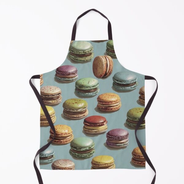 Item preview, Sweet Macaron Pattern French Dessert Foodie designed and sold by NicolasGlowArt.