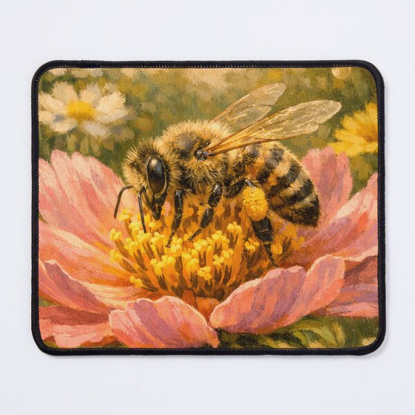 Item preview, Bee on Pink Flower designed and sold by JonelleTshirts.