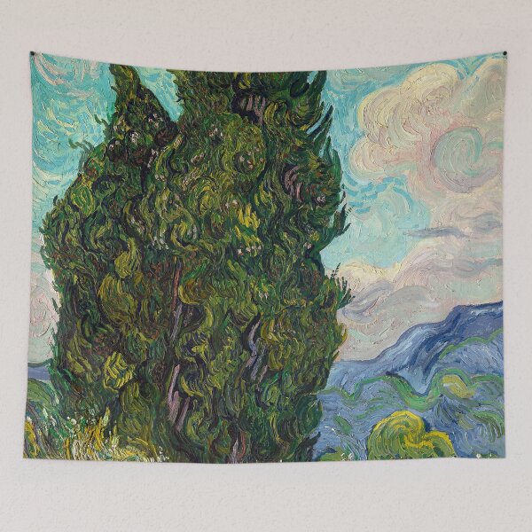Item preview, Cypresses by Vincent van Gogh designed and sold by Glimmersmith.
