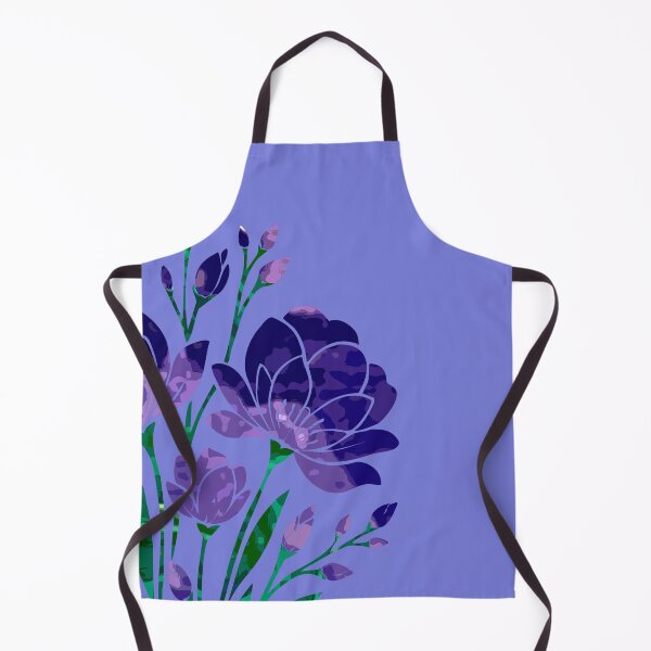 Item preview, Purple Floral Stencil Pouring Art designed and sold by GAP90.
