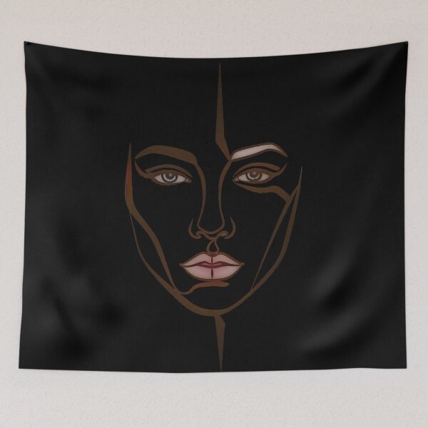 Item preview, Minimalist Abstract Portrait Brw designed and sold by UrbanPrts.
