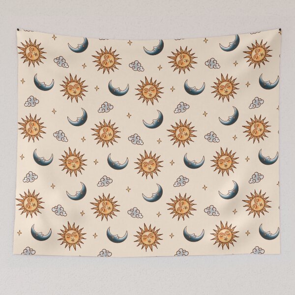 Item preview, Whimsy Celestial Print designed and sold by hbpatternco.
