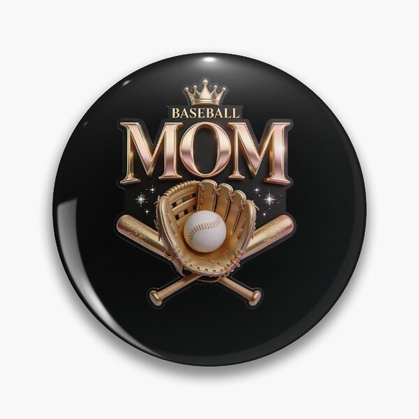 Item preview, Luxury 3D Rose Gold Baseball Mom Crown & Glove designed and sold by Lozarux.