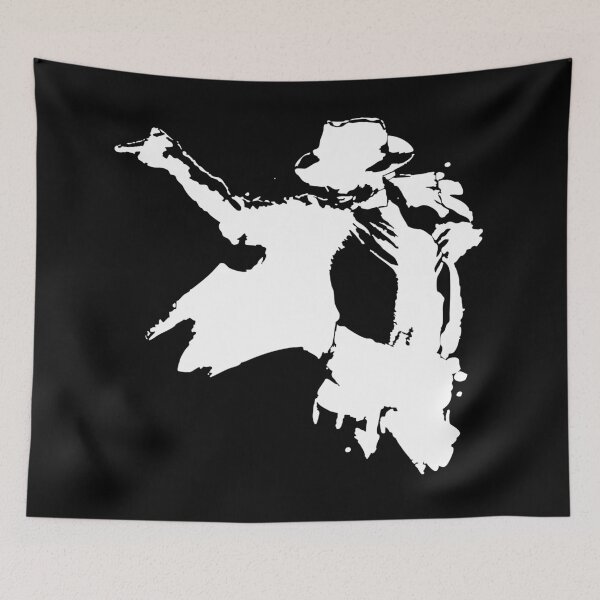 Item preview, Michael Jackson on a black background designed and sold by Mostazo.