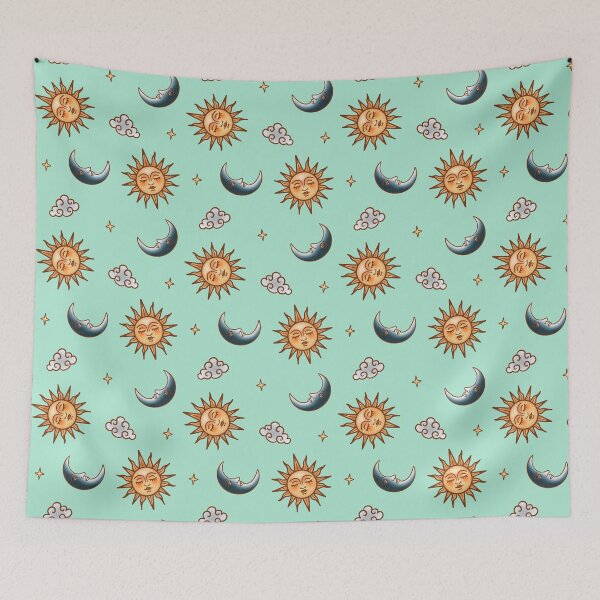 Item preview, Whimsy Celestial Print designed and sold by hbpatternco.