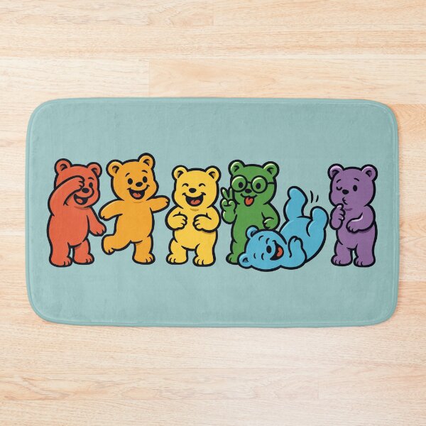 Item preview, Silly Rainbow Bears designed and sold by Ghost on Toast.