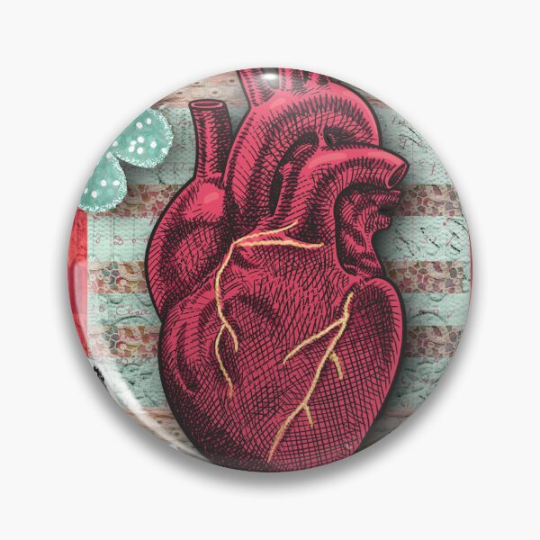 Item preview, Transformed Heart: A Teal Butterfly Digital Collage designed and sold by artbydonyale.
