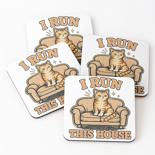 Item preview, I Run This House Cat Design designed and sold by EastEndTownie.