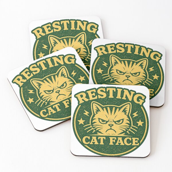 Item preview, Resting Cat Face designed and sold by EastEndTownie.