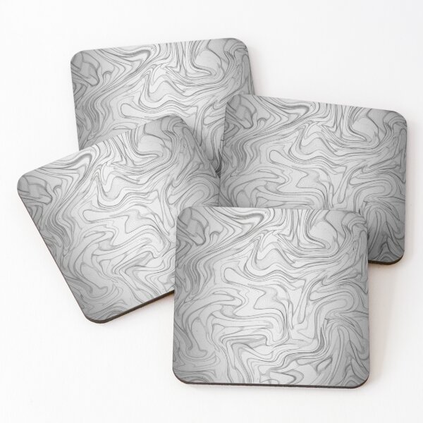 Item preview, Abstract Waves White & Black  designed and sold by Making Stuff.