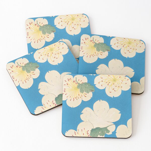 Item preview, Dogwood Blossoms on Blue designed and sold by Craphe.