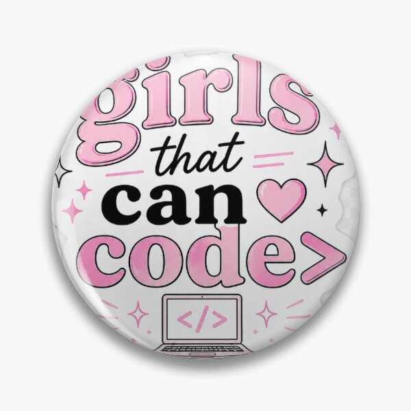 Item preview, Girls That Can Code Tech Sticker designed and sold by datalush.