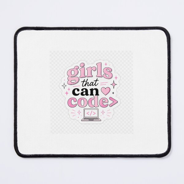 Item preview, Girls That Can Code Tech Sticker designed and sold by datalush.