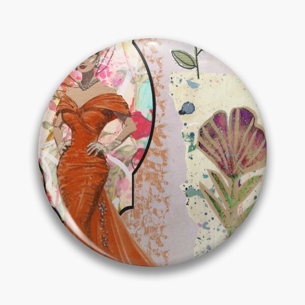 Item preview, The Lady in the Tangerine Gown designed and sold by artbydonyale.