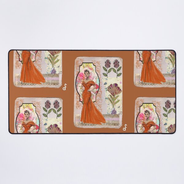 Item preview, The Lady in the Tangerine Gown designed and sold by artbydonyale.