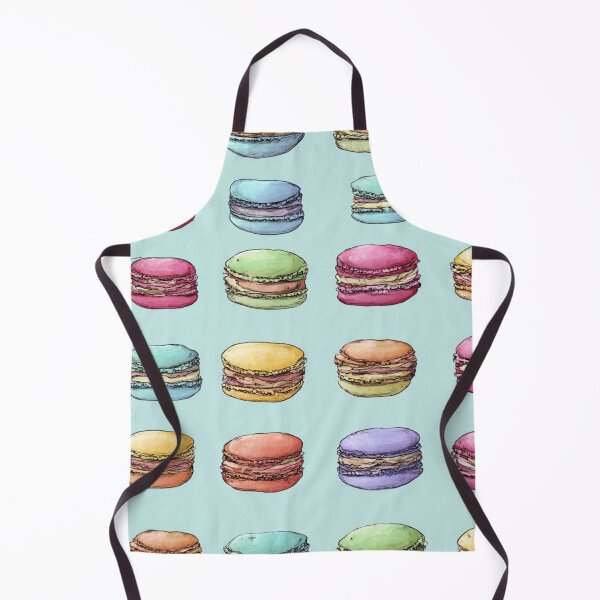 Item preview, Colorful Watercolor Macarons French Pastry Pattern designed and sold by NicolasGlowArt.