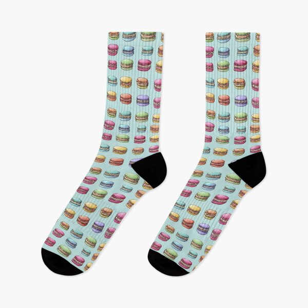 Item preview, Colorful Watercolor Macarons French Pastry Pattern designed and sold by NicolasGlowArt.