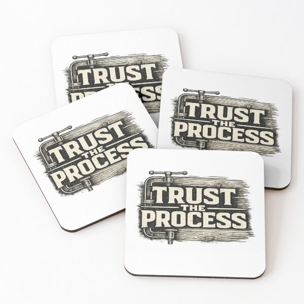 Item preview, Trust The Process Vintage Woodworking Design | Motivational Carpenter Quote designed and sold by rigelcreation.